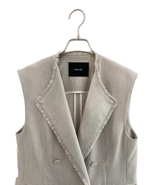 allureville（アルアバイル）allureville (アルアバイル) ジレ カーキ サイズ:2の古着・服飾アイテム
