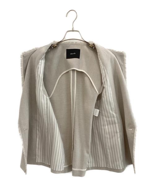 allureville（アルアバイル）allureville (アルアバイル) ジレ カーキ サイズ:2の古着・服飾アイテム