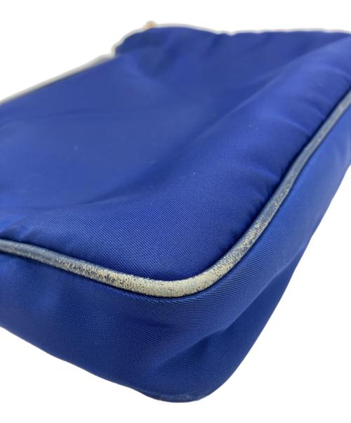 PRADA（プラダ）PRADA (プラダ) ナイロン　ショルダーバッグ ブルーの古着・服飾アイテム