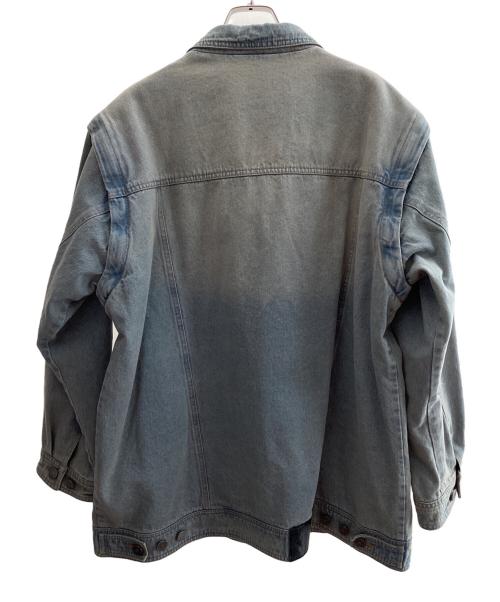 adidas（アディダス）adidas (アディダス) デニムジャケット インディゴ サイズ:2XLの古着・服飾アイテム