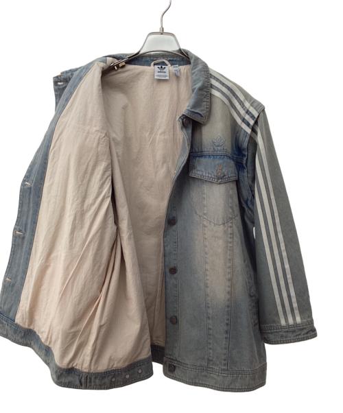 adidas（アディダス）adidas (アディダス) デニムジャケット インディゴ サイズ:2XLの古着・服飾アイテム