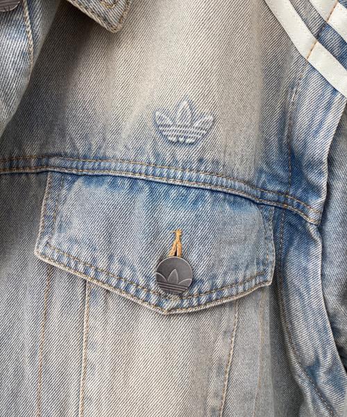 adidas（アディダス）adidas (アディダス) デニムジャケット インディゴ サイズ:2XLの古着・服飾アイテム