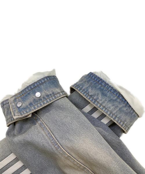adidas（アディダス）adidas (アディダス) デニムジャケット インディゴ サイズ:2XLの古着・服飾アイテム