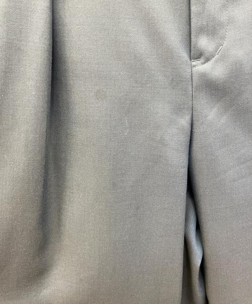 MAISON SPECIAL（メゾンスペシャル）MAISON SPECIAL (メゾンスペシャル) 4 Colors Chambray Washable Wool Baggy Wide Pants グレーの古着・服飾アイテム