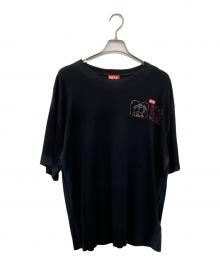 DIESEL（ディーゼル）の古着「半袖カットソー」｜ブラック