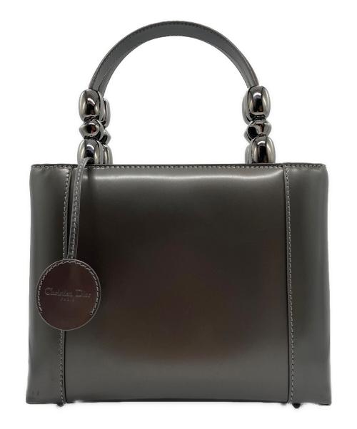 Christian Dior（クリスチャン ディオール）Christian Dior (クリスチャン ディオール) ハンドバッグ ダークグレーの古着・服飾アイテム