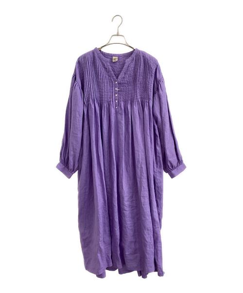 08MAB（ゼロハチマブ）08MAB (ゼロハチマブ) 長袖ワンピース バイオレット サイズ:Freeの古着・服飾アイテム