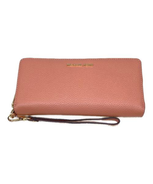 MICHAEL KORS（マイケルコース）MICHAEL KORS (マイケルコース) 長財布 ピンクの古着・服飾アイテム
