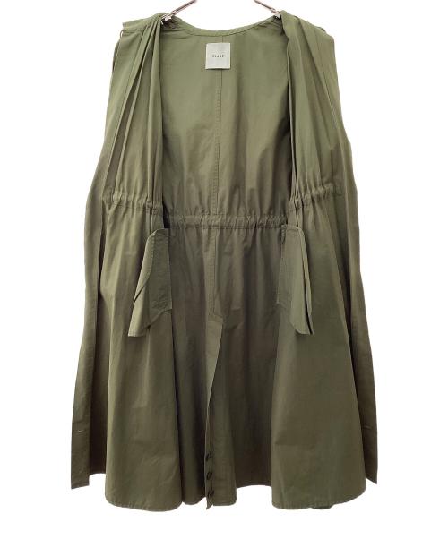 CLANE（クラネ）CLANE (クラネ) オーバーサイズモッズコート オリーブ サイズ:Fの古着・服飾アイテム
