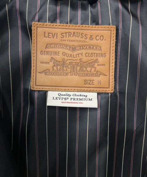 LEVI'S（リーバイス）LEVI'S (リーバイス) THE TRUCKER JKT LEATHER ブラック サイズ:Mの古着・服飾アイテム