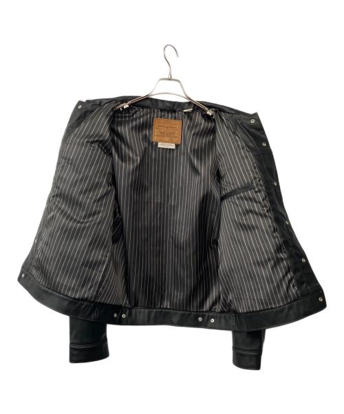 LEVI'S（リーバイス）LEVI'S (リーバイス) THE TRUCKER JKT LEATHER ブラック サイズ:Mの古着・服飾アイテム