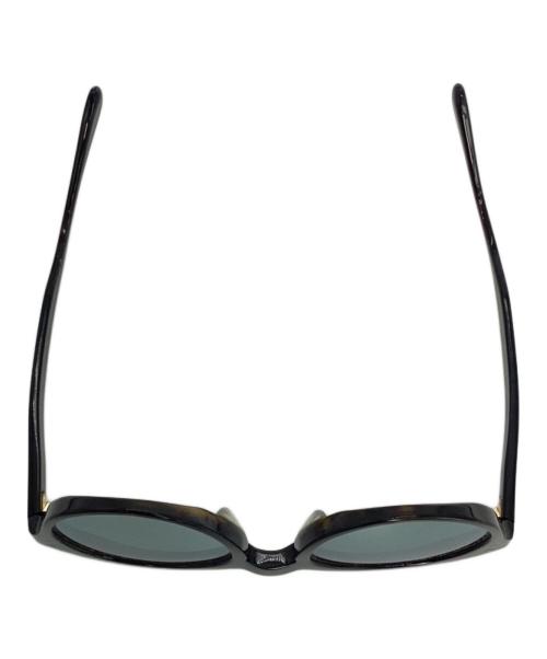 OLIVER PEOPLES（オリバーピープルズ）OLIVER PEOPLES (オリバーピープルズ) MAISON KITSUNE (メゾンキツネ) サングラス ブラック×イエローの古着・服飾アイテム