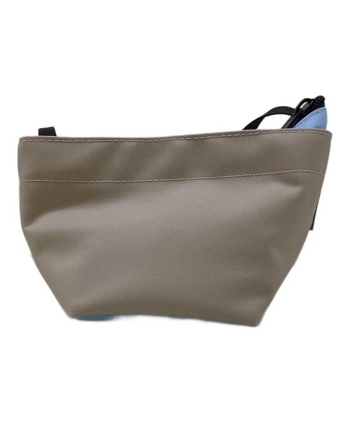 Herve Chapelier（エルベシャプリエ）Herve Chapelier (エルベシャプリエ) 舟型ショルダーバッグXS グレー×ブルーの古着・服飾アイテム