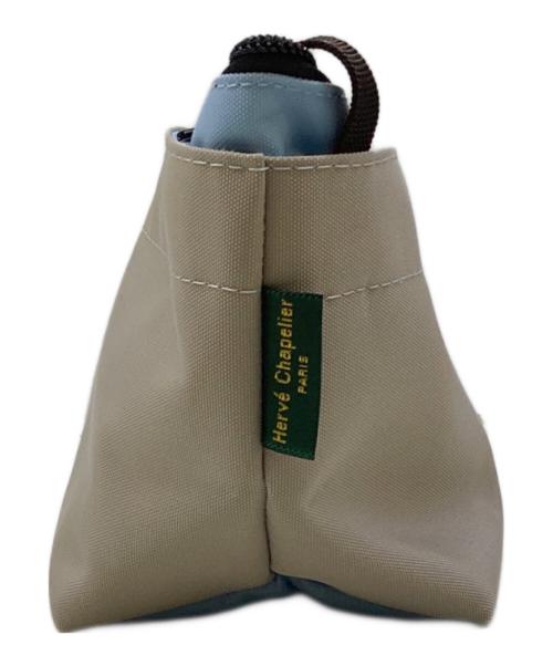 Herve Chapelier（エルベシャプリエ）Herve Chapelier (エルベシャプリエ) 舟型ショルダーバッグXS グレー×ブルーの古着・服飾アイテム