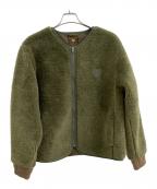 HUMAN MADEヒューマンメイド）の古着「ボアライナージャケット」｜オリーブ