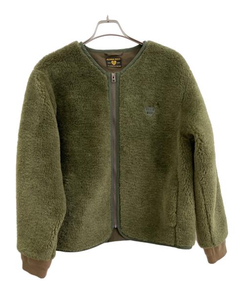 HUMAN MADE（ヒューマンメイド）HUMAN MADE (ヒューマンメイド) ボアライナージャケット オリーブ サイズ:Mの古着・服飾アイテム