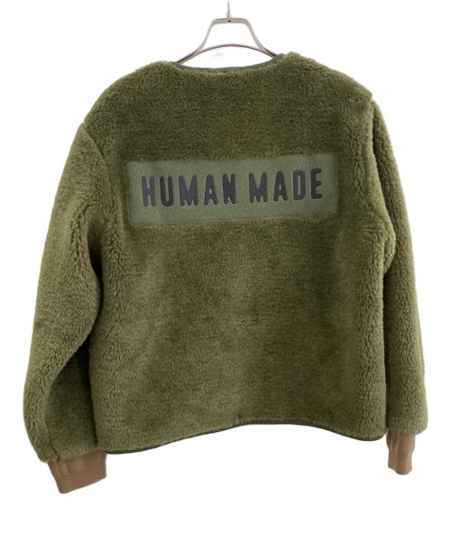 HUMAN MADE（ヒューマンメイド）HUMAN MADE (ヒューマンメイド) ボアライナージャケット オリーブ サイズ:Mの古着・服飾アイテム