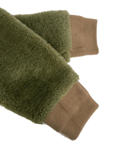 HUMAN MADE（ヒューマンメイド）HUMAN MADE (ヒューマンメイド) ボアライナージャケット オリーブ サイズ:Mの古着・服飾アイテム