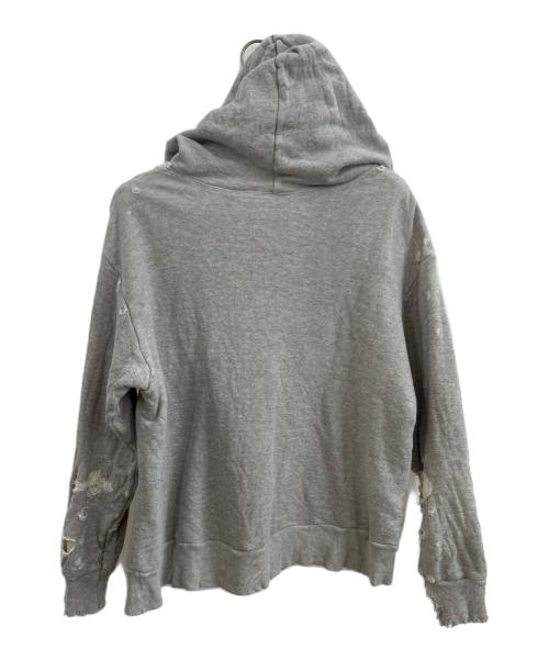 SAINT MICHAEL（セントマイケル）SAINT MICHAEL (セントマイケル) HOODIE DOUBLE FACE ライトグレー サイズ:Mの古着・服飾アイテム