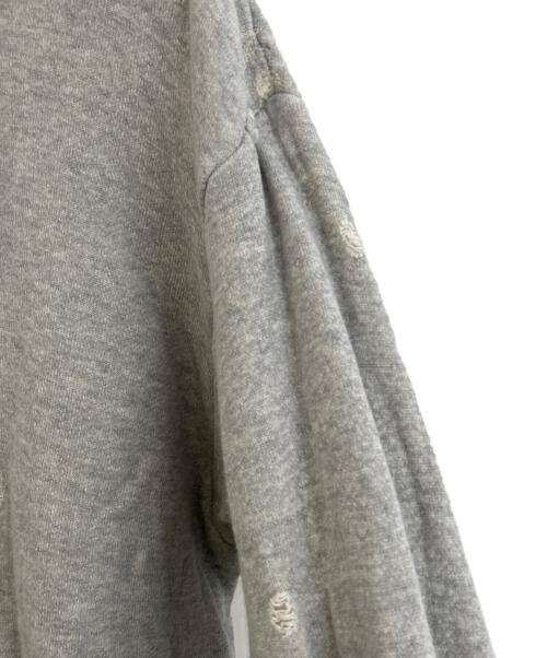 SAINT MICHAEL（セントマイケル）SAINT MICHAEL (セントマイケル) HOODIE DOUBLE FACE ライトグレー サイズ:Mの古着・服飾アイテム