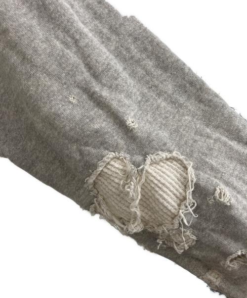 SAINT MICHAEL（セントマイケル）SAINT MICHAEL (セントマイケル) HOODIE DOUBLE FACE ライトグレー サイズ:Mの古着・服飾アイテム