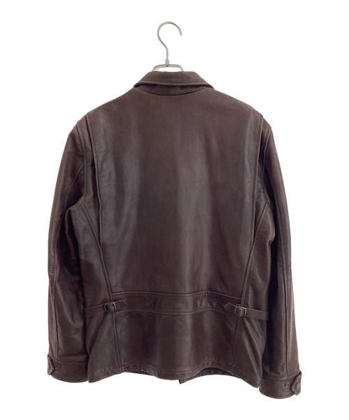 SCHOTT BROS.（ショット）SCHOTT BROS. (ショット) シングルライダースジャケット ブラウン サイズ:Mの古着・服飾アイテム