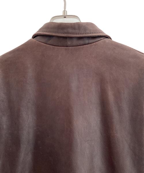 SCHOTT BROS.（ショット）SCHOTT BROS. (ショット) シングルライダースジャケット ブラウン サイズ:Mの古着・服飾アイテム