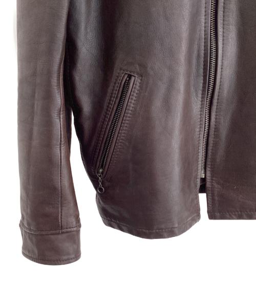 SCHOTT BROS.（ショット）SCHOTT BROS. (ショット) シングルライダースジャケット ブラウン サイズ:Mの古着・服飾アイテム