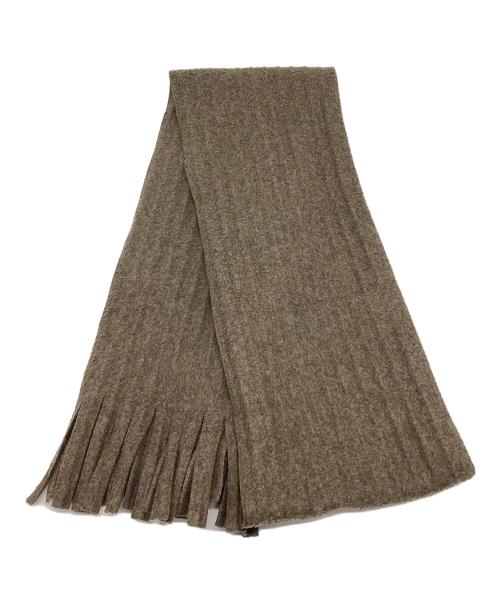 HOMME PLISSE ISSEY MIYAKE（オム プリッセ イッセイ ミヤケ）HOMME PLISSE ISSEY MIYAKE (オム プリッセ イッセイ ミヤケ) マフラー ブラウンの古着・服飾アイテム