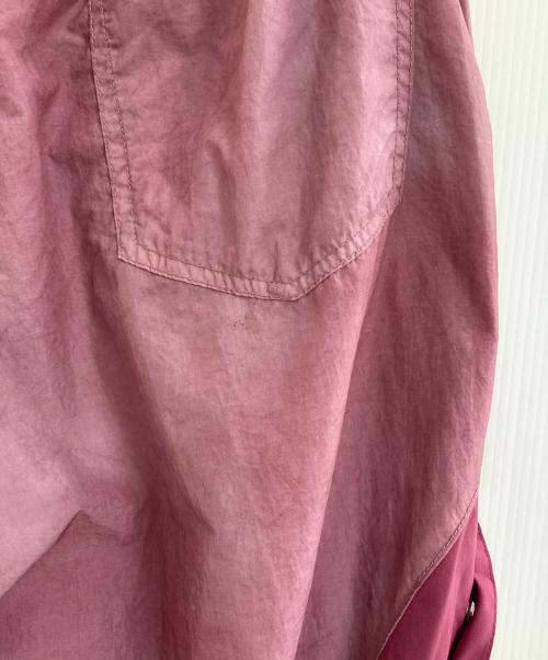 GRANCY（グランシー）grancy (グランシー) Button Layered Design Nylon Pants ピンク サイズ:Mの古着・服飾アイテム