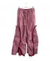 grancy（グランシー）の古着「Button Layered Design Nylon Pants」｜ピンク