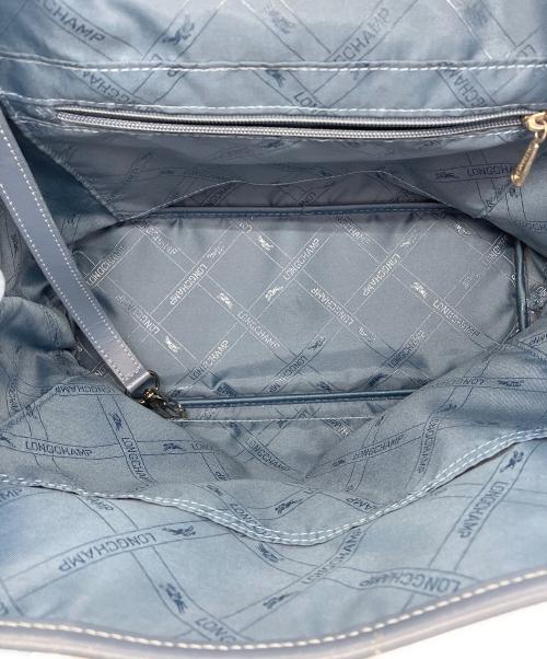 LONGCHAMP（ロンシャン）LONGCHAMP (ロンシャン) ハンドバッグ ブルーの古着・服飾アイテム