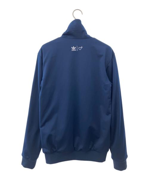 adidas（アディダス）adidas (アディダス) HUMAN MADE (ヒューマンメイド) リバーシブルトラックジャケット ネイビー×ホワイト サイズ:Sの古着・服飾アイテム
