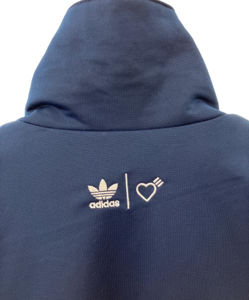 adidas（アディダス）adidas (アディダス) HUMAN MADE (ヒューマンメイド) リバーシブルトラックジャケット ネイビー×ホワイト サイズ:Sの古着・服飾アイテム