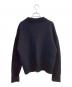 AMI PARIS (アミ パリス) メリノウールフェルトニット カーディガン ブラック×レッド サイズ:L：25000円
