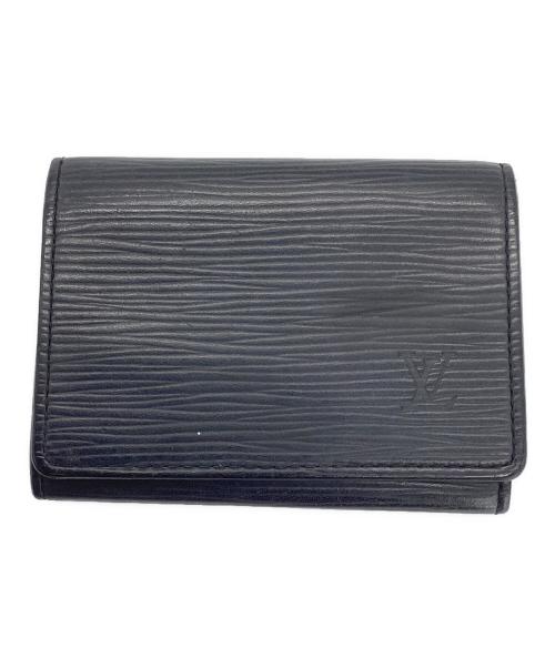 LOUIS VUITTON（ルイ ヴィトン）LOUIS VUITTON (ルイ ヴィトン) カードケース ブラックの古着・服飾アイテム