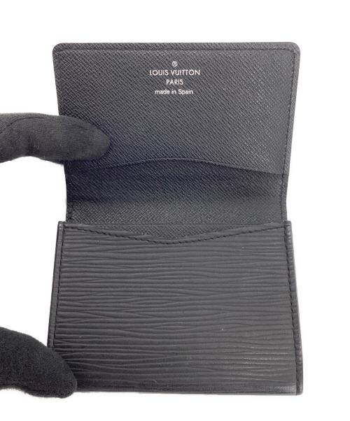 LOUIS VUITTON（ルイ ヴィトン）LOUIS VUITTON (ルイ ヴィトン) カードケース ブラックの古着・服飾アイテム