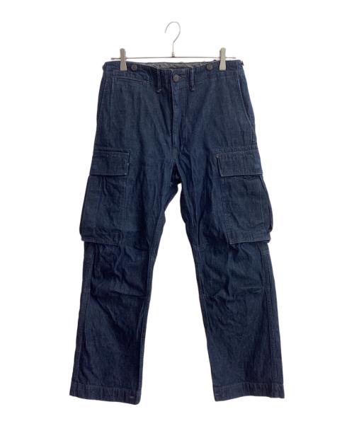 RRL（ダブルアールエル）RRL (ダブルアールエル) デニムカーゴパンツ インディゴ サイズ:W30×L29の古着・服飾アイテム