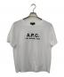 A.P.C.（アーペーセー）の古着「半袖カットソー」｜ホワイト