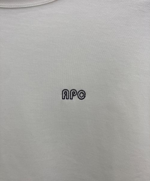 A.P.C.（アーペーセー）A.P.C. (アーペーセー) 長袖カットソー ホワイト サイズ:Sの古着・服飾アイテム