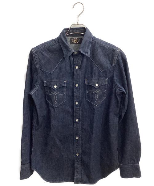 RRL（ダブルアールエル）RRL (ダブルアールエル) デニムシャツ インディゴ サイズ:Sの古着・服飾アイテム