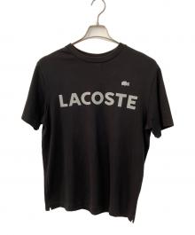 LACOSTE（ラコステ）の古着「半袖カットソー」｜ブラック