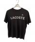 LACOSTE（ラコステ）の古着「半袖カットソー」｜ブラック