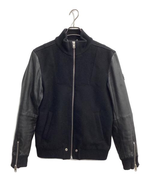 DIESEL（ディーゼル）DIESEL (ディーゼル) 切り替えブルゾン ブラック サイズ:Mの古着・服飾アイテム