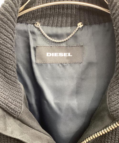 DIESEL（ディーゼル）DIESEL (ディーゼル) 切り替えブルゾン ブラック サイズ:Mの古着・服飾アイテム