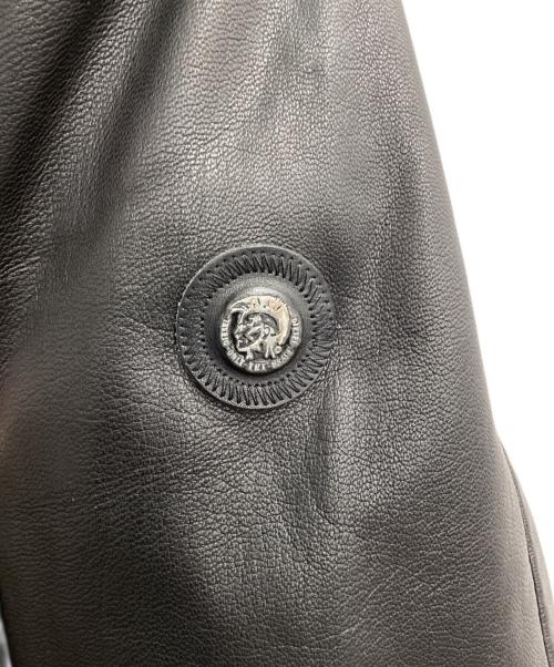 DIESEL（ディーゼル）DIESEL (ディーゼル) 切り替えブルゾン ブラック サイズ:Mの古着・服飾アイテム
