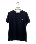 maison kitsuneメゾンキツネ）の古着「半袖Tシャツ」｜ブラック