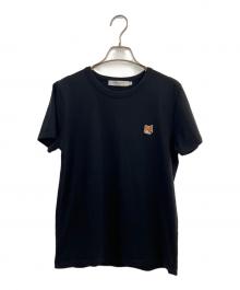 maison kitsune（メゾンキツネ）の古着「半袖Tシャツ」｜ブラック