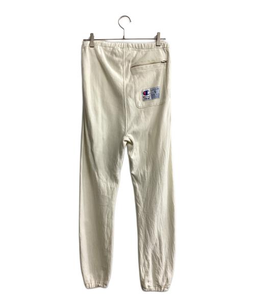 Champion×UNDERCOVER（チャンピョン×アンダーカバー）Champion×UNDERCOVER (チャンピョン×アンダーカバー) スウェットパンツ アイボリー サイズ:Sの古着・服飾アイテム