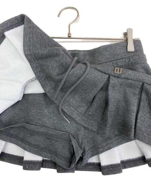 ANDWANG（アンドワン）ANDWANG (アンドワン) ミニスカート グレー サイズ:Mの古着・服飾アイテム